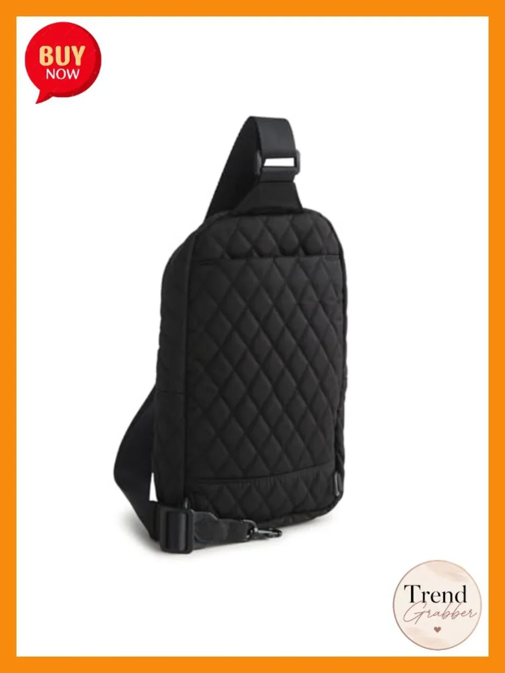 Premium Cotton Sling Backpack Crossbody Travel Bag Adjustable Strap